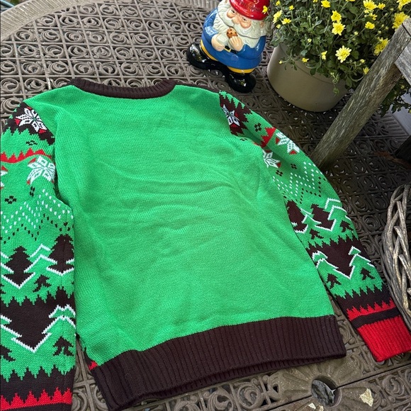 Christmas Sweater Colorful Knit Acrylic Sweater small - Picture 5 of 6